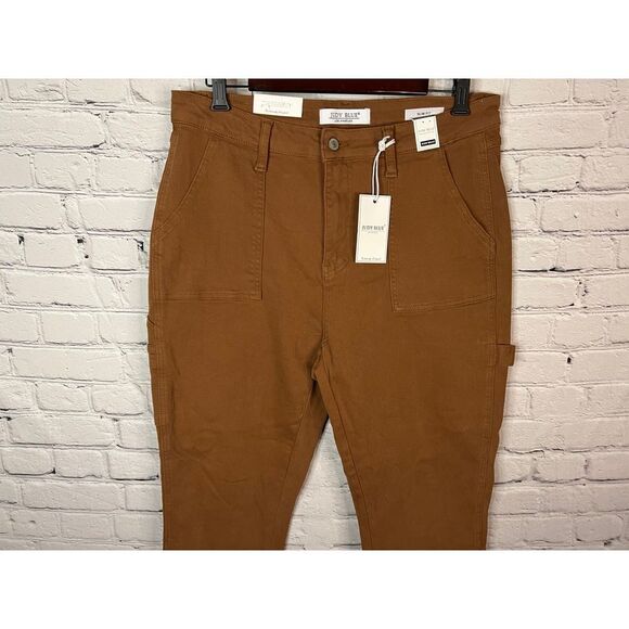 Judy Blue Jeans High Waist Utility Slim Fit JB88462 Brown Women's Size 13/31 NWT - Picture 4 of 10